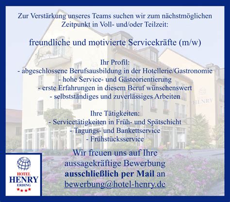 hotel stellenanzeigen.